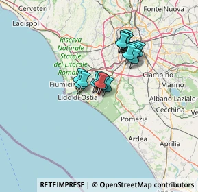Mappa Via Gino Marinuzzi, 00124 Roma RM, Italia (10.4785)