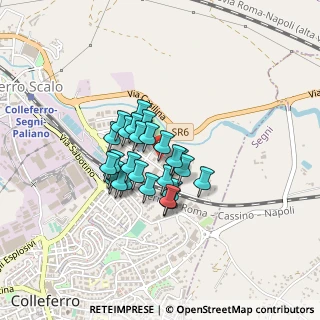 Mappa Via Ingegnere Riccardo Morandi, 00034 Colleferro RM, Italia (0.29259)