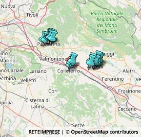 Mappa Via Ingegnere Riccardo Morandi, 00034 Colleferro RM, Italia (11.4405)