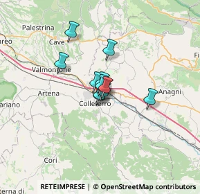 Mappa Via Ingegnere Riccardo Morandi, 00034 Colleferro RM, Italia (3.51182)
