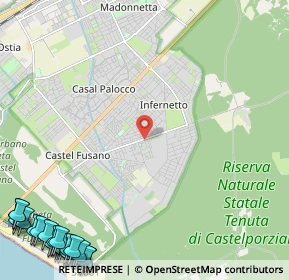 Mappa Via Bersone, 00124 Infernetto RM, Italia (4.3455)