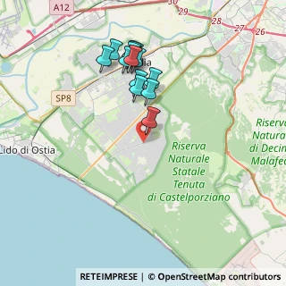 Mappa Via Bersone, 00124 Infernetto RM, Italia (3.82462)