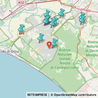 Mappa Via Bersone, 00124 Infernetto RM, Italia (4.73167)