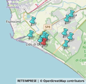 Mappa Via Mar Giallo, 00122 Lido di Ostia RM, Italia (3.11909)