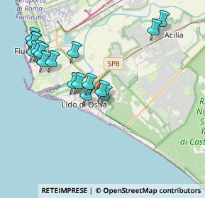 Mappa Via Mar Giallo, 00122 Lido di Ostia RM, Italia (4.44059)