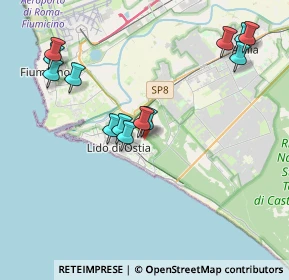 Mappa Via Mar Giallo, 00122 Lido di Ostia RM, Italia (4.45692)