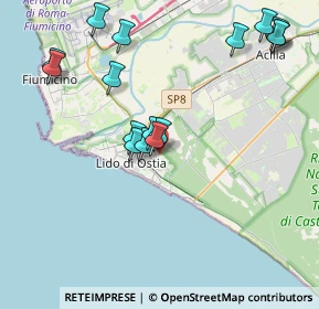 Mappa Via Mar Giallo, 00122 Lido di Ostia RM, Italia (4.57188)