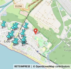 Mappa Via Mar Bianco, 00122 Lido di Ostia RM, Italia (1.27615)