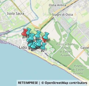 Mappa Via Mar Bianco, 00122 Lido di Ostia RM, Italia (1.22071)