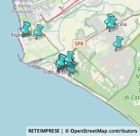 Mappa Via Mar Bianco, 00122 Lido di Ostia RM, Italia (3.40692)