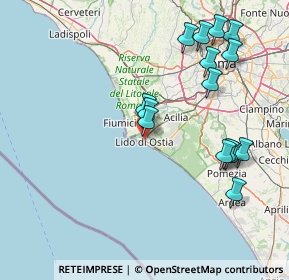 Mappa 00100 Lido di Ostia RM, Italia (18.08733)