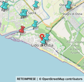 Mappa 00100 Lido di Ostia RM, Italia (2.78545)