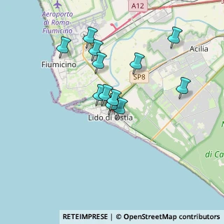 Mappa Via dei Traghetti, 00100 Lido di Ostia RM, Italia (3.24583)