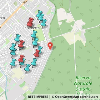 Mappa Via Villandro, 00124 Roma RM, Italia (1.304)