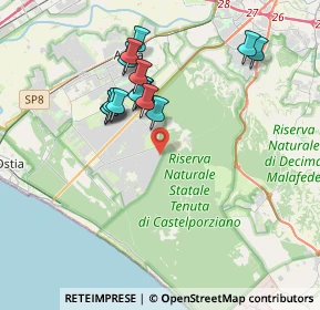 Mappa Via Villandro, 00124 Roma RM, Italia (3.576)