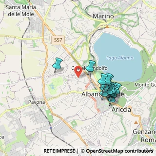 Mappa Via Pitagora, 00041 Albano Laziale RM, Italia (1.85429)