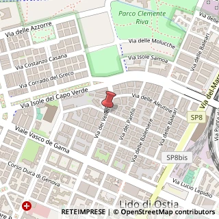 Mappa Via dei velieri, 00100 Roma, Roma (Lazio)