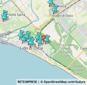 Mappa Viale dei Promontori, 00122 Lido di Ostia RM, Italia (2.09833)