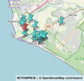 Mappa Viale dei Promontori, 00122 Lido di Ostia RM, Italia (2.44235)