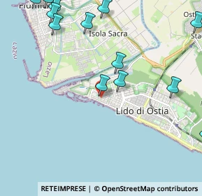 Mappa Piazzale Lorenzo Gasparri, 00121 Lido di Ostia RM, Italia (3.02385)