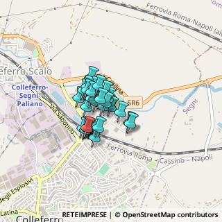 Mappa Via Valle Settedue, 00034 Colleferro RM, Italia (0.26071)
