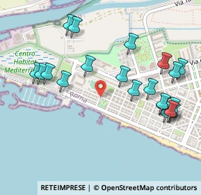 Mappa Via Mario Ruta, 00121 Lido di Ostia RM, Italia (0.5965)