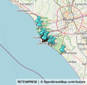 Mappa Via Mario Ruta, 00121 Lido di Ostia RM, Italia (5.03231)