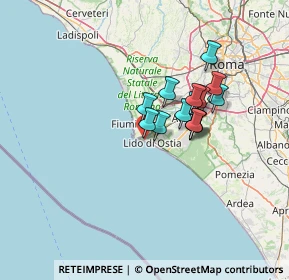 Mappa Via Mario Ruta, 00121 Lido di Ostia RM, Italia (10.25571)