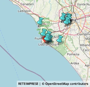 Mappa Via Mario Ruta, 00121 Lido di Ostia RM, Italia (12.87412)