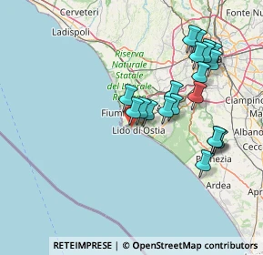 Mappa Via Mario Ruta, 00121 Lido di Ostia RM, Italia (15.802)