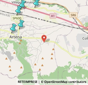 Mappa Via Colle Sacramento, 00031 Artena RM, Italia (4.10231)