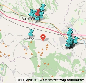 Mappa Via Colle Sacramento, 00031 Artena RM, Italia (4.754)