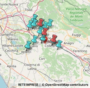 Mappa Via Colle Sacramento, 00031 Artena RM, Italia (10.133)