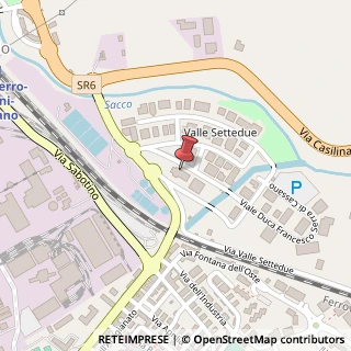 Mappa Via Carpinetana Nord, Loc, 00034 Colleferro, Roma (Lazio)