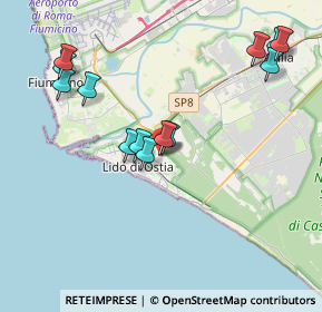 Mappa Viale Giuseppe Genoese Zerbi, 00122 Lido di Ostia RM, Italia (4.33308)