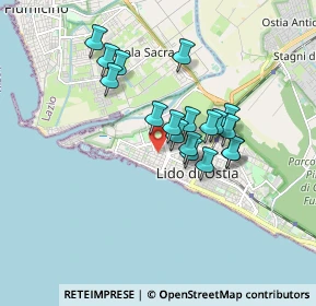 Mappa Via Arduino Forgiarini, 00100 Lido di Ostia RM, Italia (1.46)