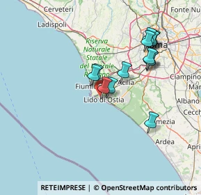 Mappa Via Arduino Forgiarini, 00100 Lido di Ostia RM, Italia (14.23571)