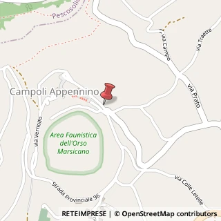 Mappa Via G. Marconi, 169, 03030 Campoli Appennino, Frosinone (Lazio)