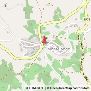 Mappa Via Roma,  1, 86040 Montelongo, Campobasso (Molise)