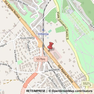 Mappa Via Appia Nuova, 24.200, 00040 Albano Laziale, Roma (Lazio)