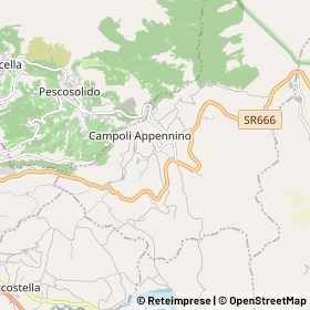 Mappa Campoli Appennino