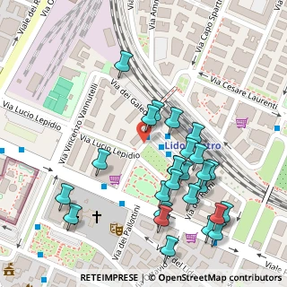 Mappa Piazzale della Stazione del Lido, 00122 Roma RM, Italia (0.14074)