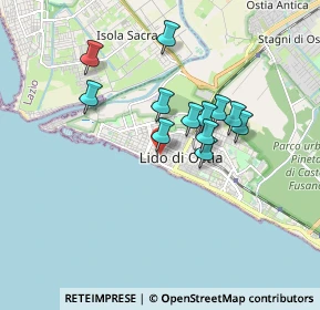 Mappa Via Pietro Ercole Visconti, 00121 Lido di Ostia RM, Italia (1.48583)