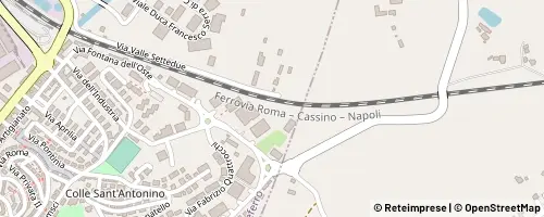 Mappa Colleferro