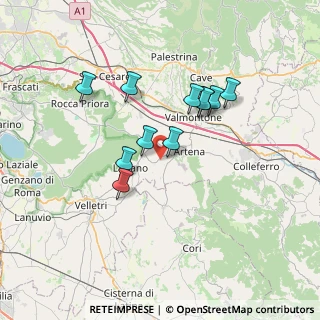 Mappa Via Colle Gabriele, 00031 Artena RM, Italia (6.26455)