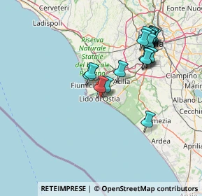Mappa P.le Stazione Del Lido, 00100 Lido di Ostia RM, Italia (15.943)