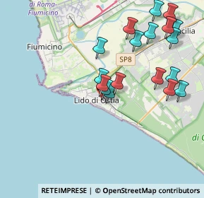 Mappa P.le della Stazione del Lido, 00122 Roma RM, Italia (4.37722)