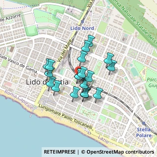 Mappa Piazzale della Stazione del Lido, 00100 Lido di Ostia RM, Italia (0.3225)