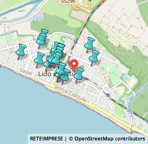 Mappa Piazzale della Stazione del Lido, 00100 Lido di Ostia RM, Italia (0.72053)