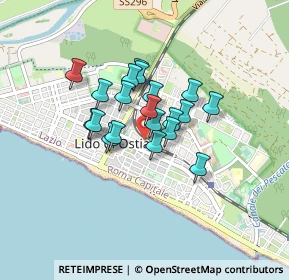 Mappa P.le della Stazione del Lido, 00122 Roma RM, Italia (0.605)